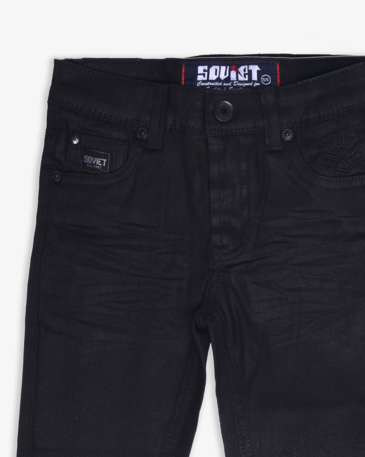 Boys Clooney - Wax Finish Jeans