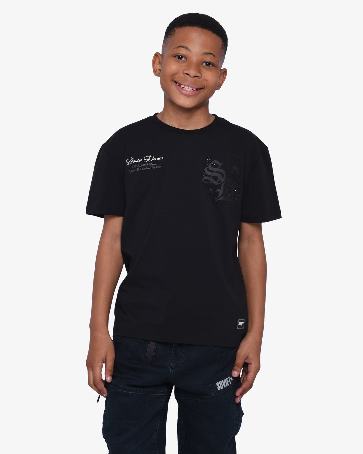 Boys Willis - Short Sleeve Box Fit Fashion T-Shirt