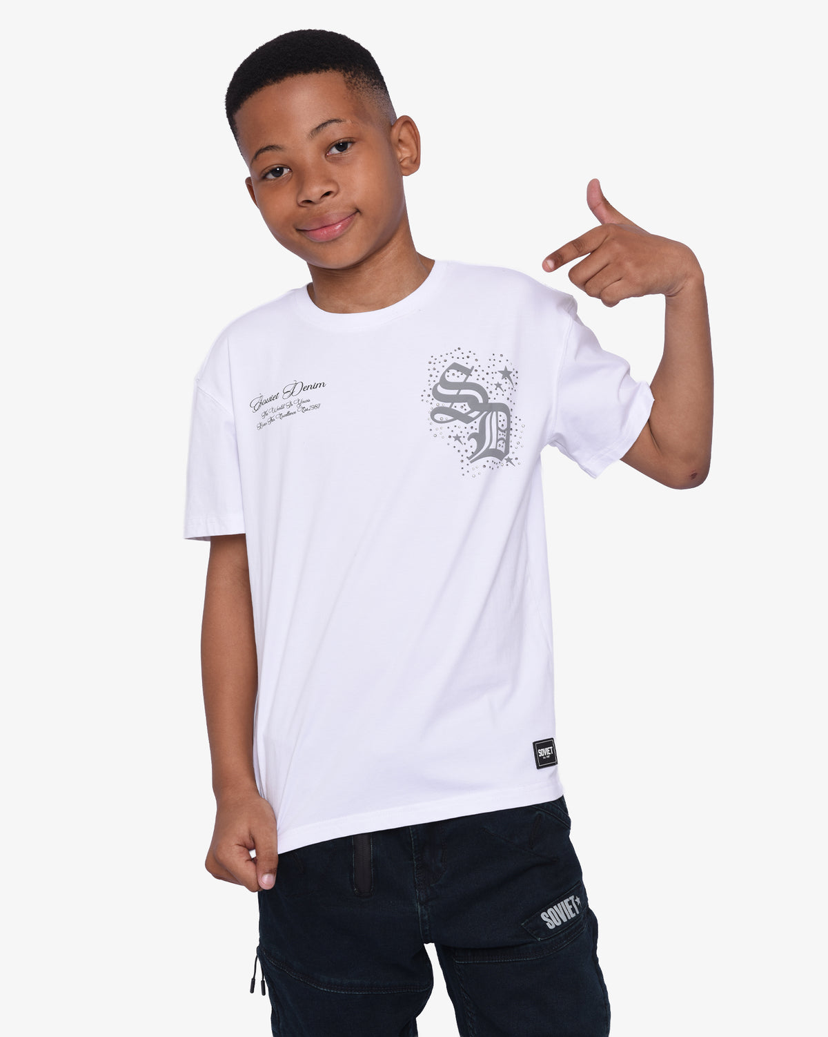 Boys Willis - Short Sleeve Box Fit Fashion T-Shirt