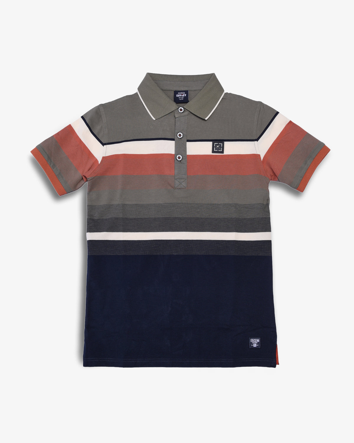 Boys Eddie - Short Sleeve Yarn-Dyed Golfer