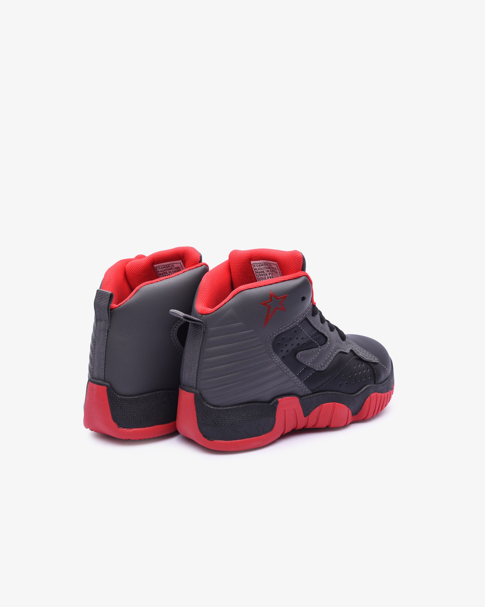 Kids Damien - Hi Cut PU Sneaker