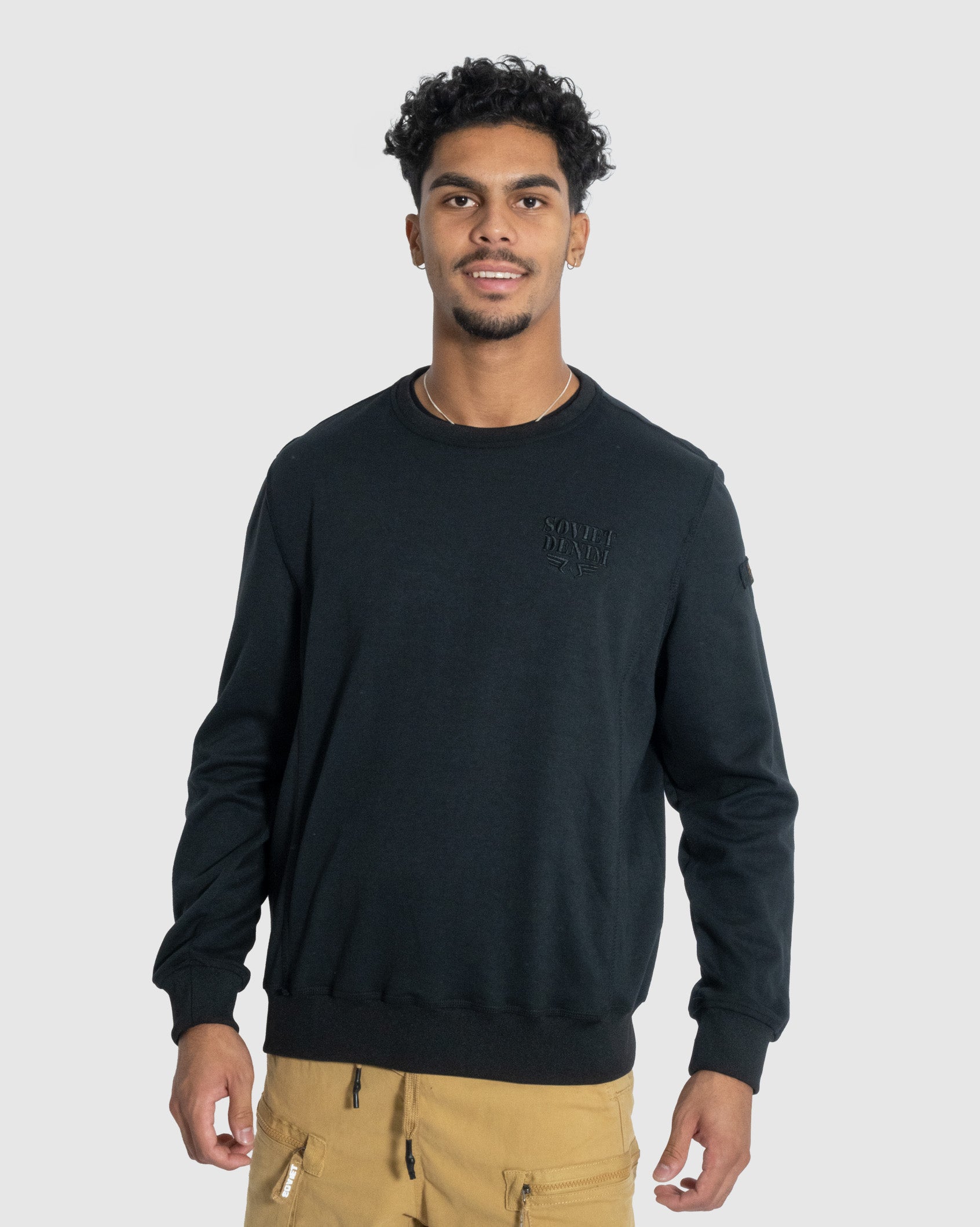 Mens Faucher - Crew Neck Sweat Top