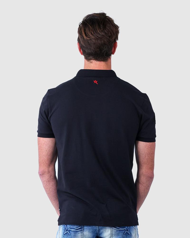 Mens Fuel - Cotton Golfer T-Shirt with Badges