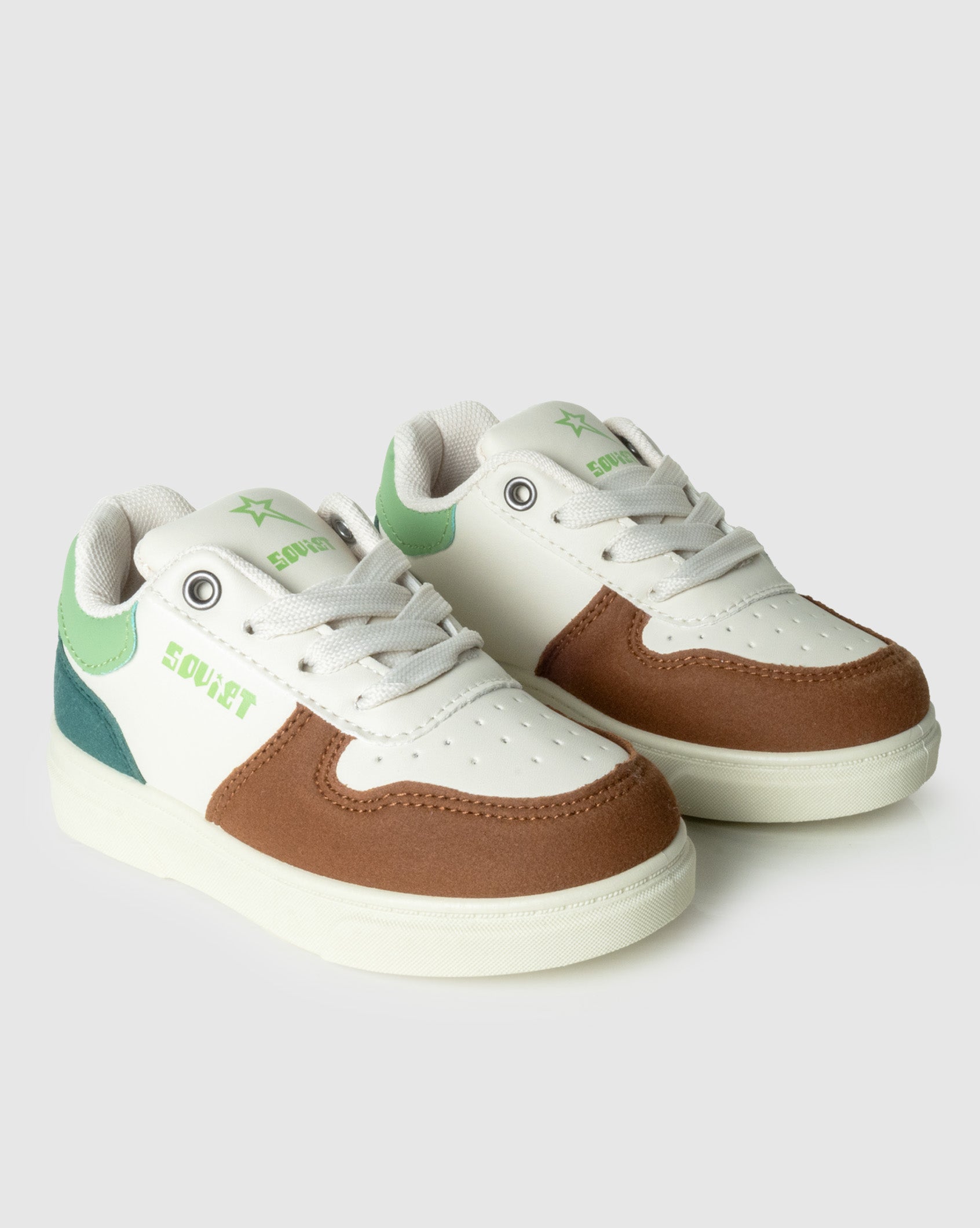 Infants Society - Fun Mixed Media PU Sneaker 2