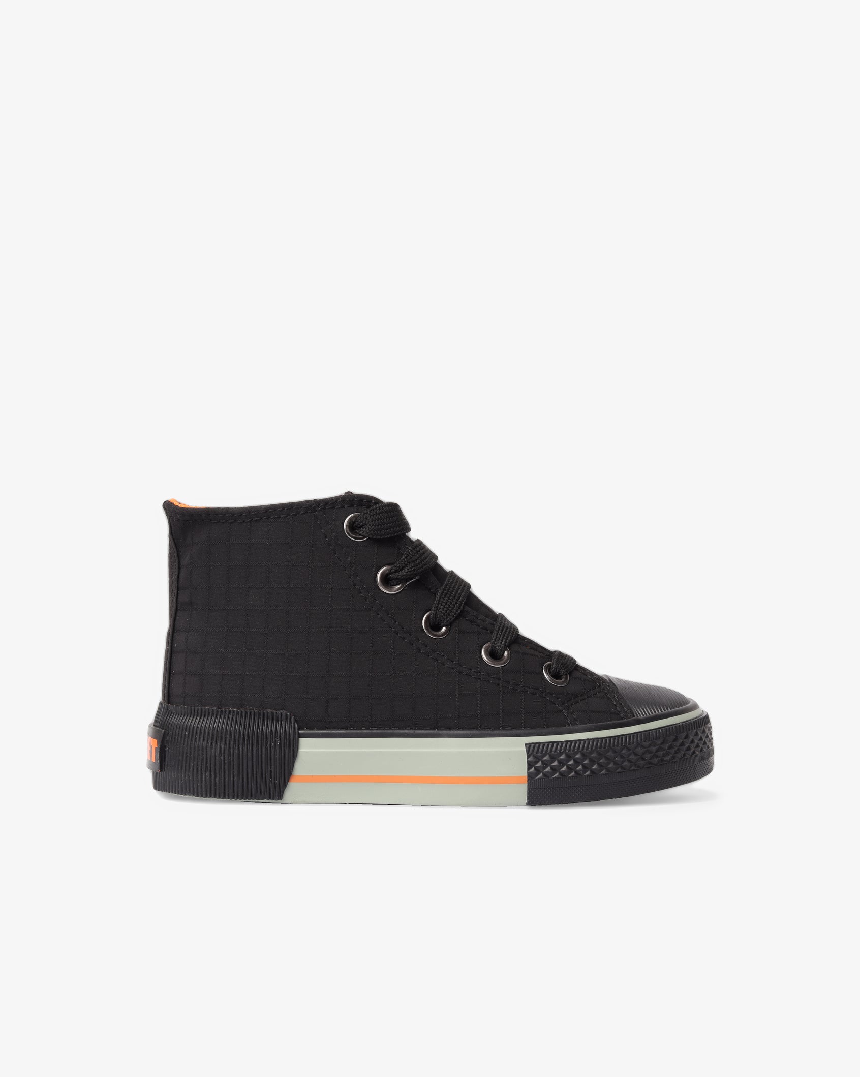 Kids Meta - Vulcanized Hi Cut Ripstop Lace Up Sneaker