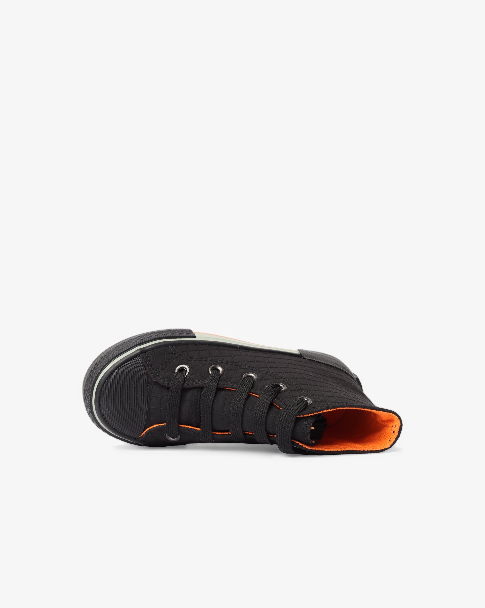 Kids Meta - Vulcanized Hi Cut Ripstop Lace Up Sneaker