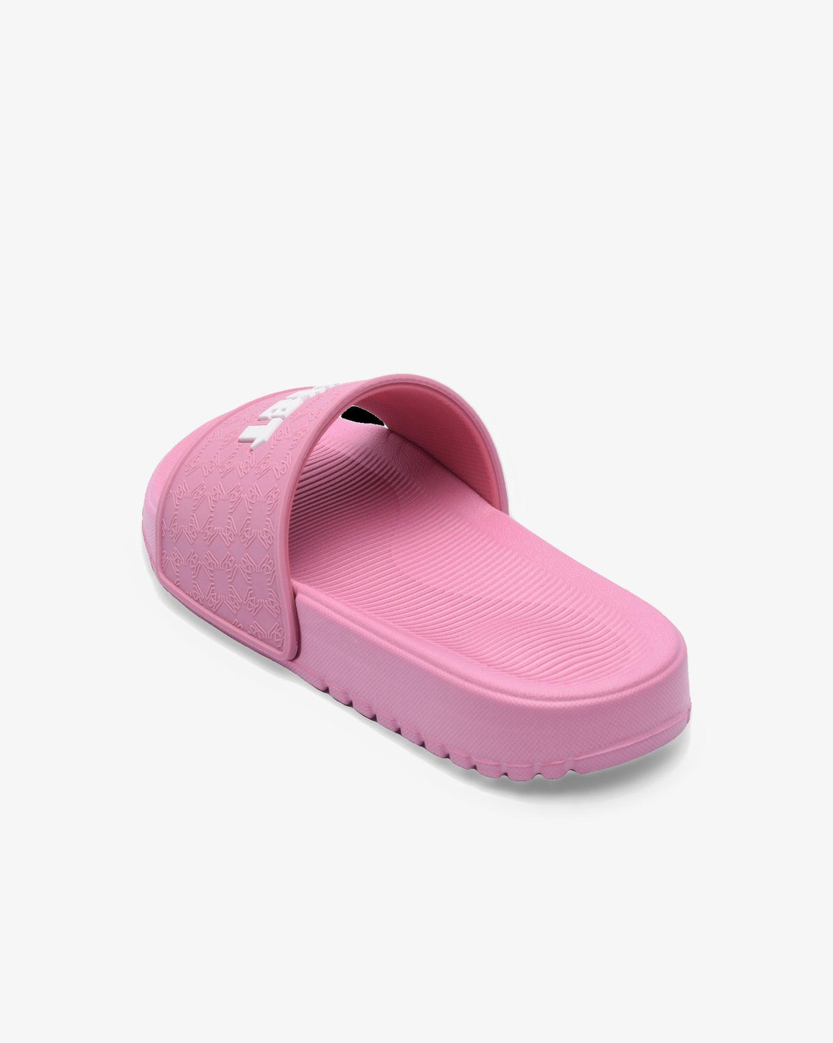 Soviet Youth Savannah bandage casual sandals in silver with smoky rose accents, featuring a strappy footwear design.