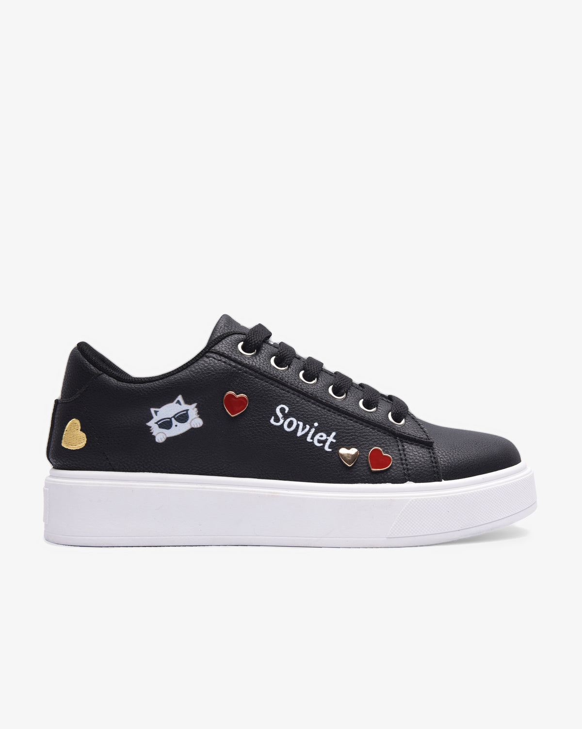 Ladies Aria 26 - PU Lace Up Sneaker