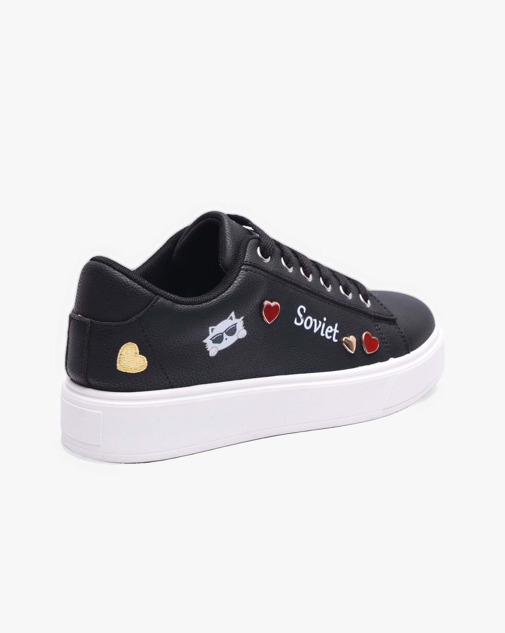 Ladies Aria 26 - PU Lace Up Sneaker