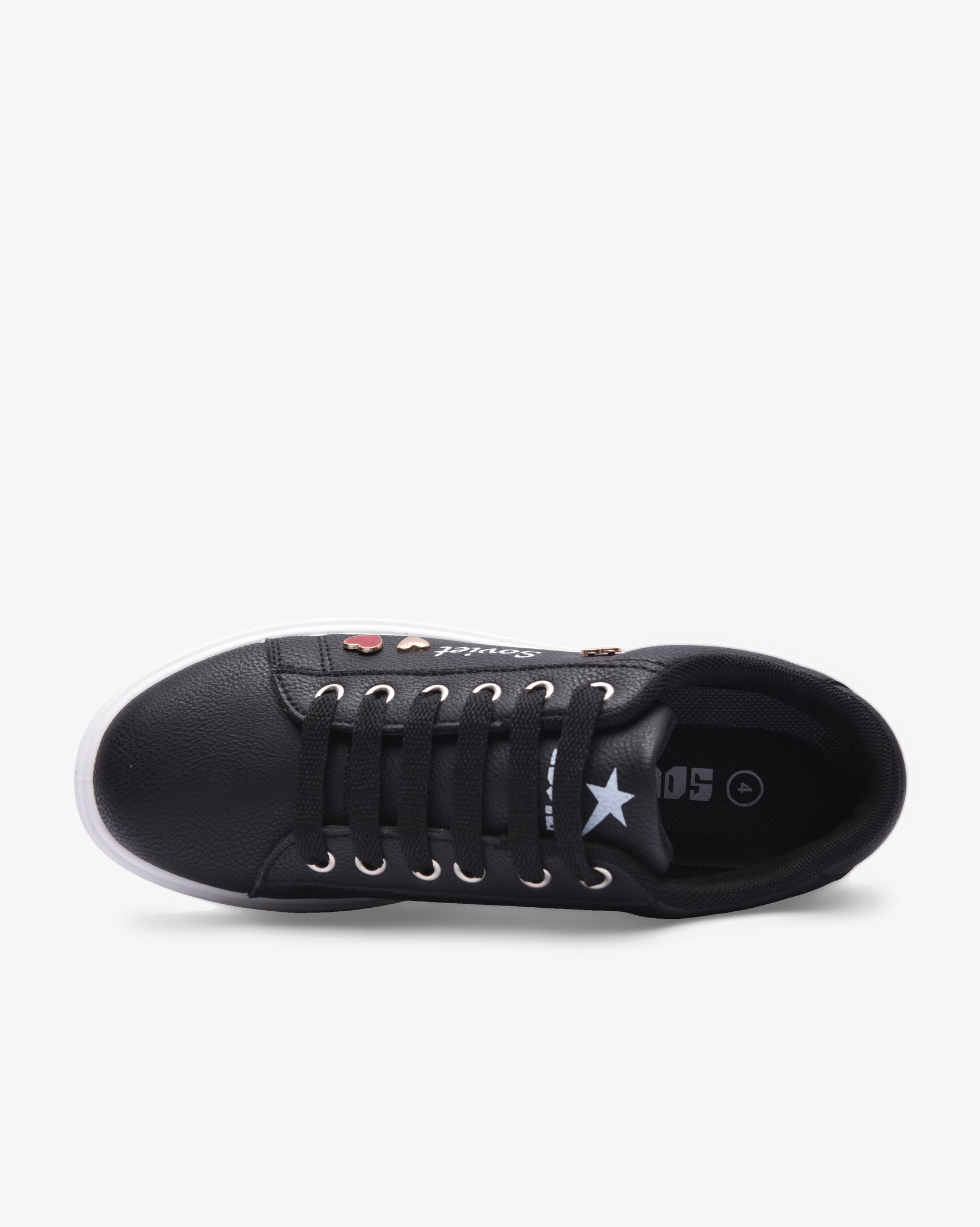 Ladies Aria 26 - PU Lace Up Sneaker