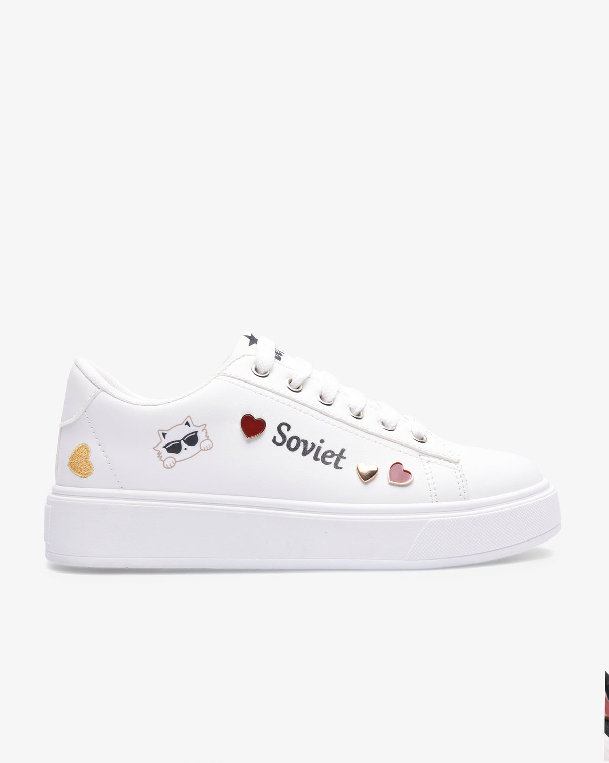 Ladies Aria 26 - PU Lace Up Sneaker