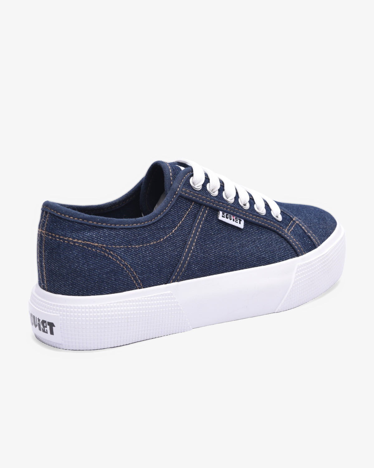 Ladies Ayanda - Platform Denim Sneaker
