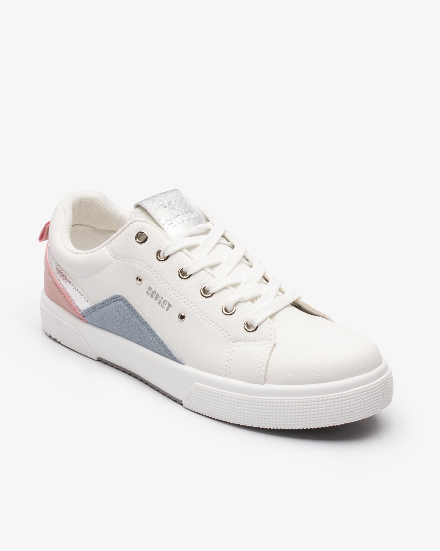 Ladies Coco Blanco - Snakeprint Casual Sneaker