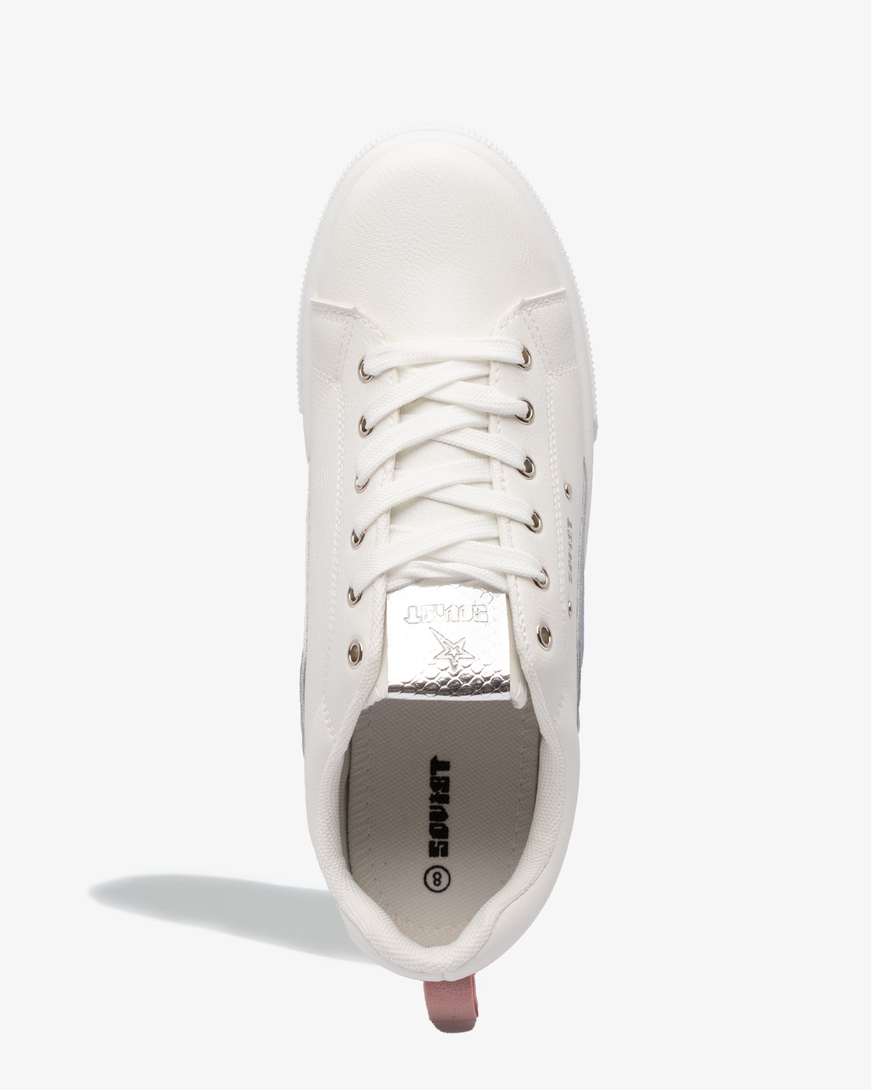 Ladies Coco Blanco - Snakeprint Casual Sneaker