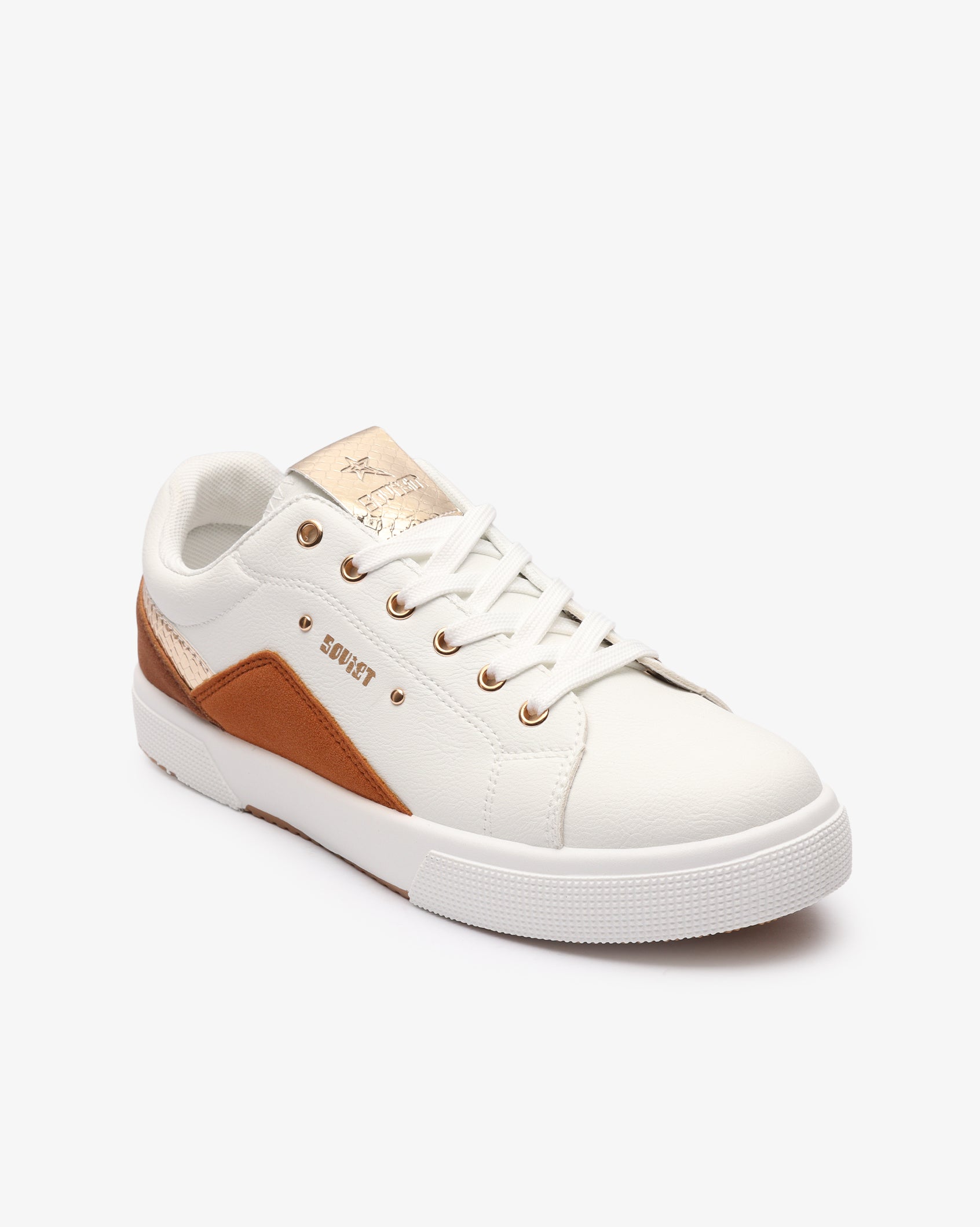 Ladies Coco Blanco - Snakeprint Casual Sneaker