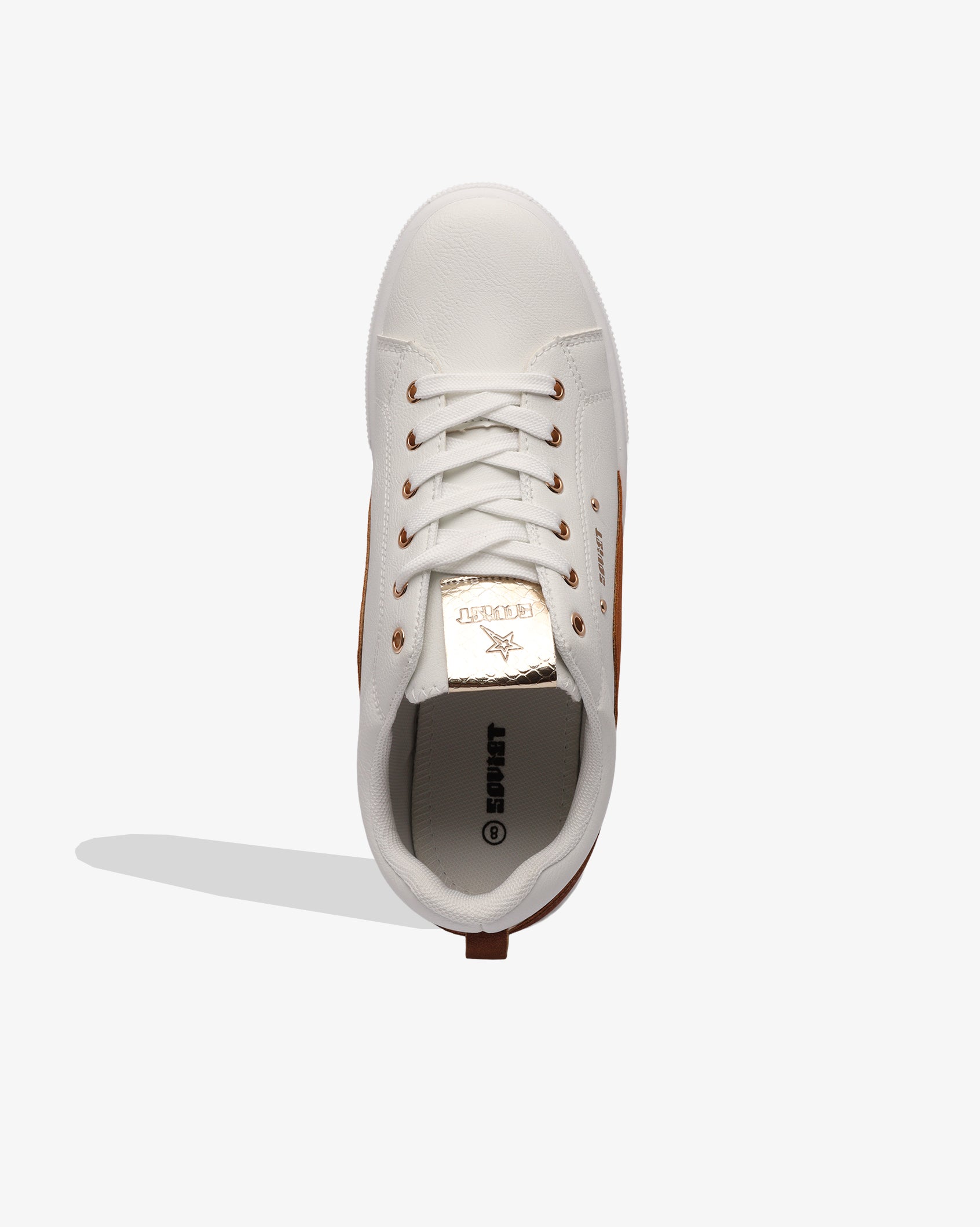 Ladies Coco Blanco - Snakeprint Casual Sneaker