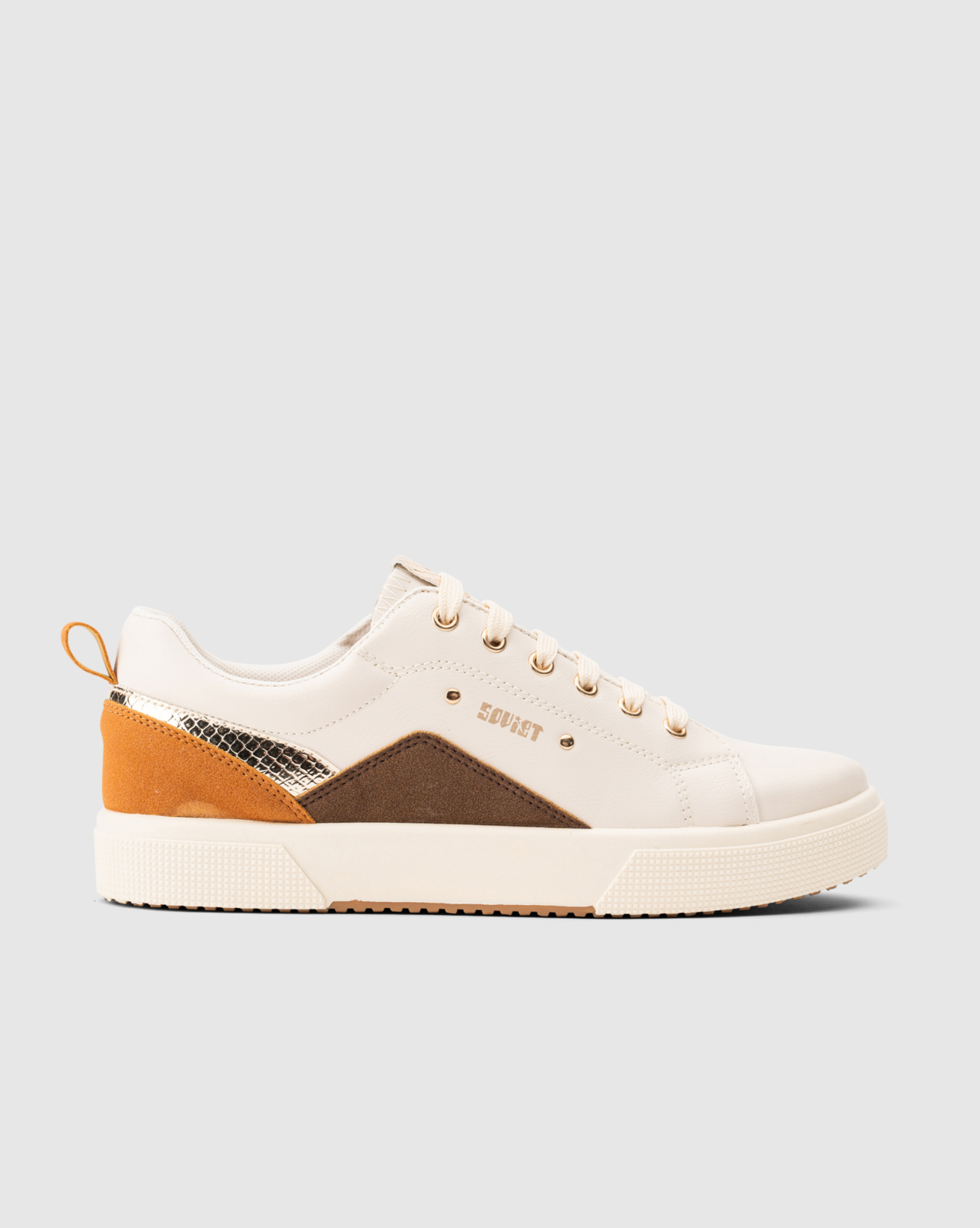Ladies Coco Blanco - Snakeprint Casual Sneaker