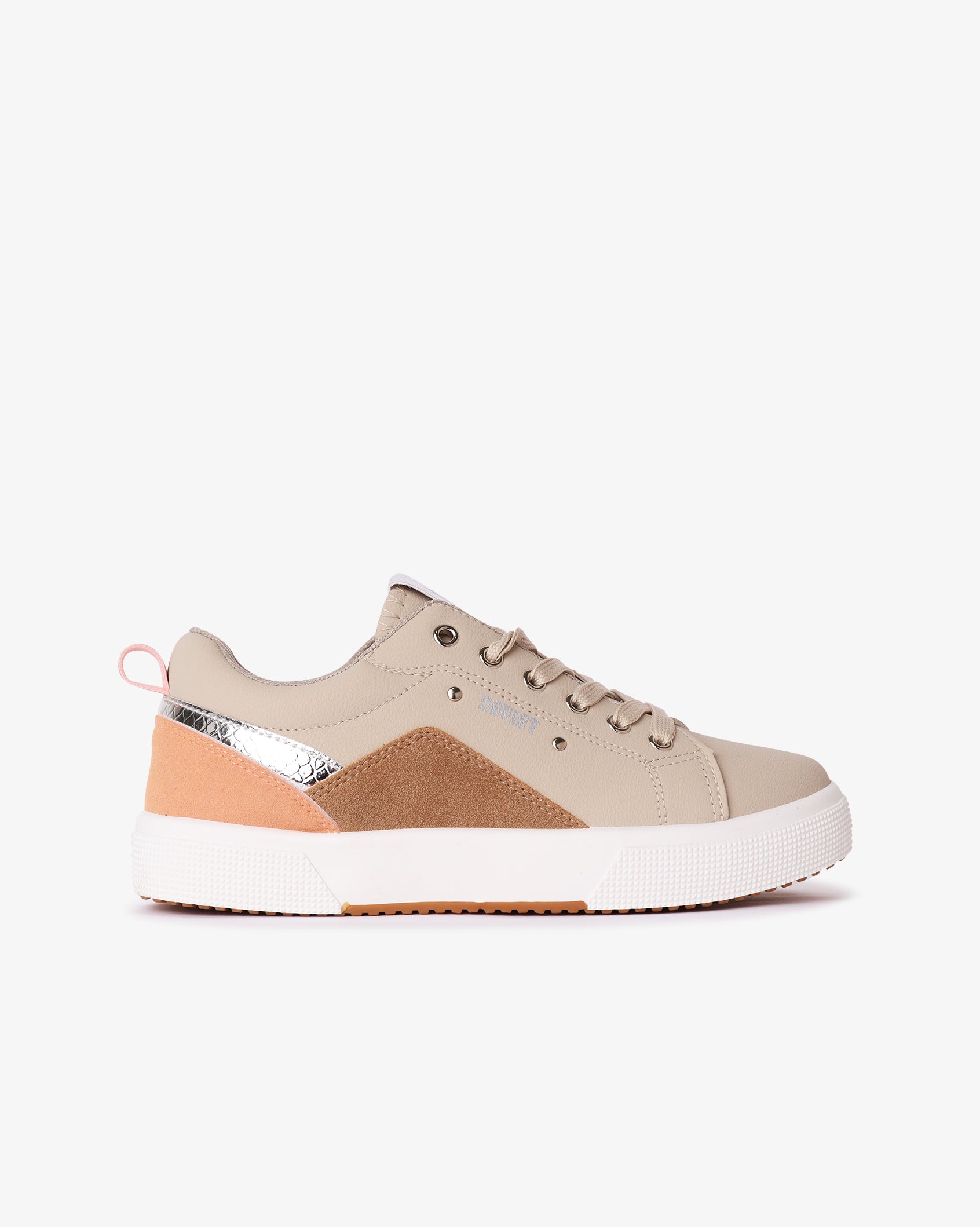 Ladies Coco Blanco - Snakeprint Casual Sneaker