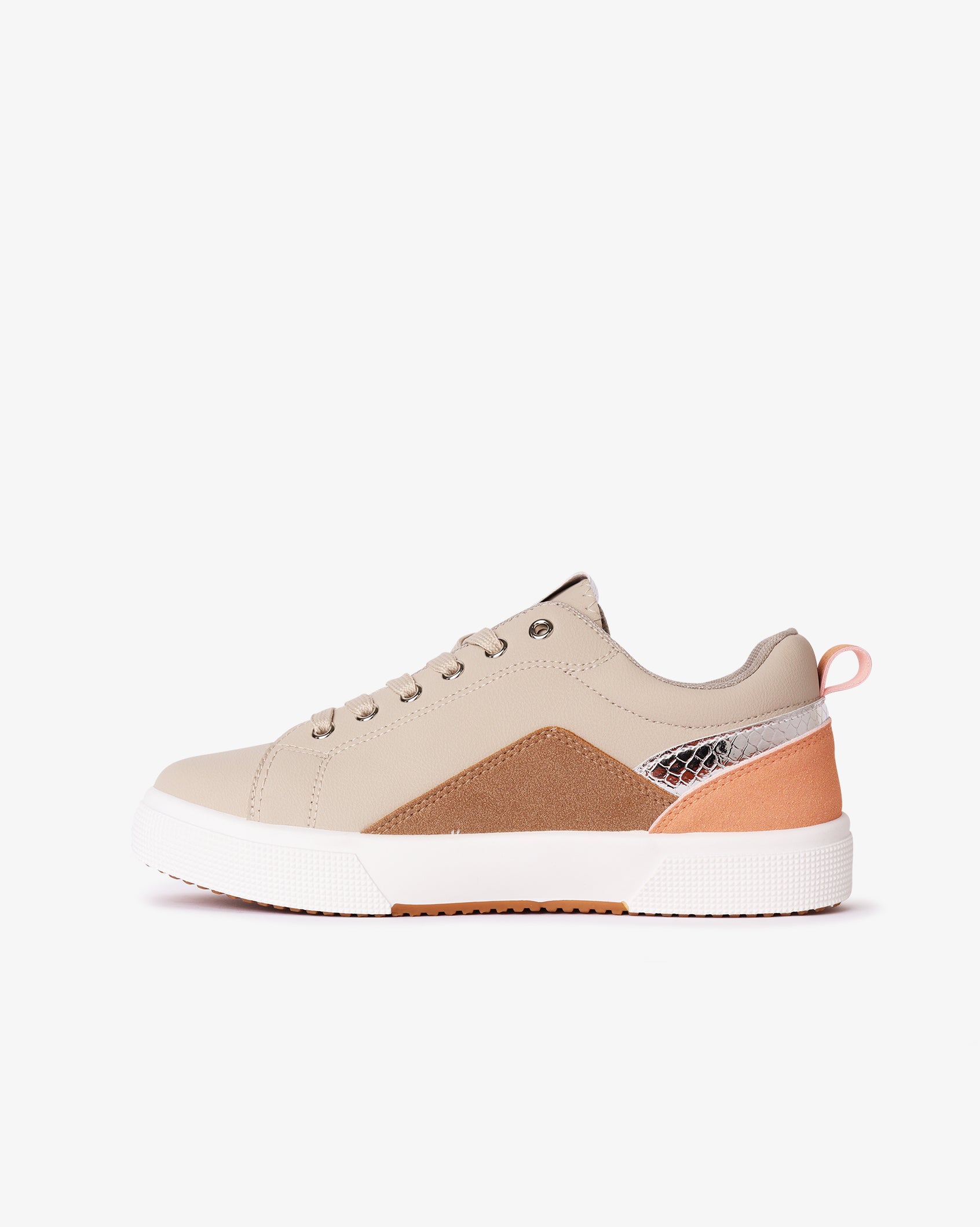 Ladies Coco Blanco - Snakeprint Casual Sneaker