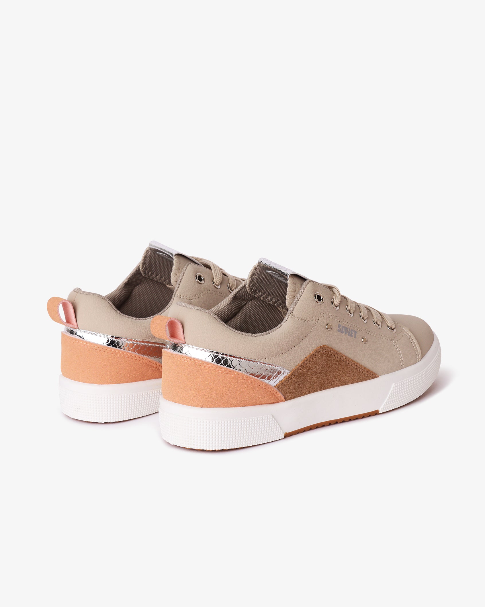 Ladies Coco Blanco - Snakeprint Casual Sneaker
