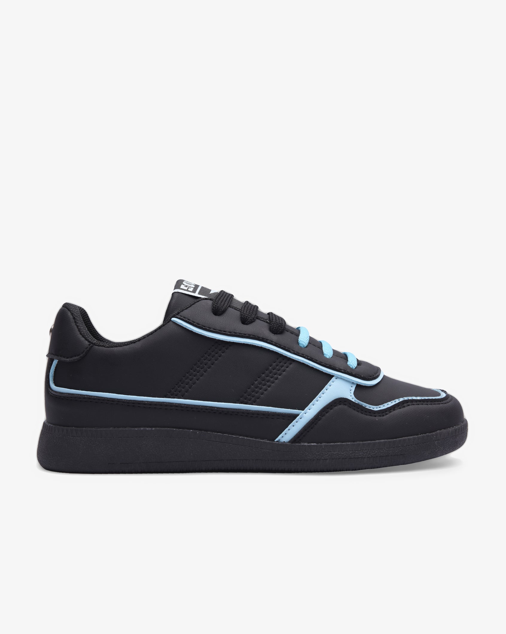 Ladies Dolly - PU/Metallic Lace Up Sneaker