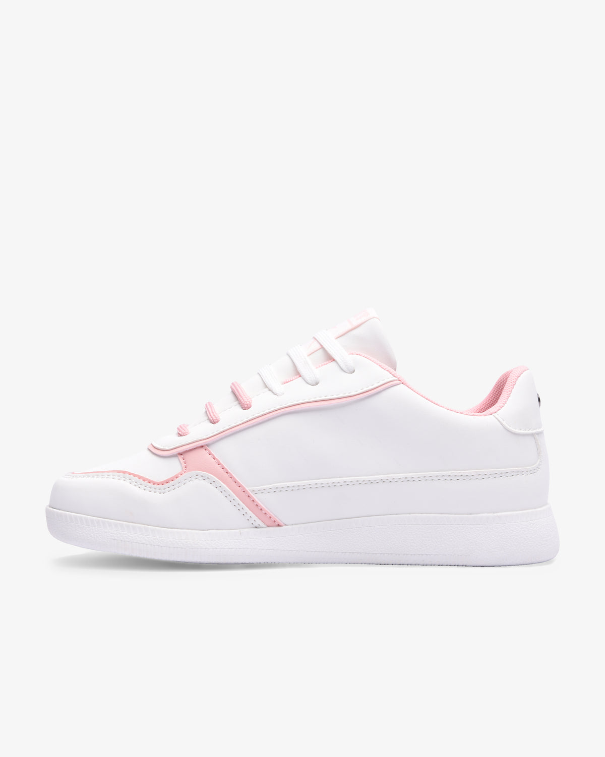 Ladies Dolly - PU/Metallic Lace Up Sneaker