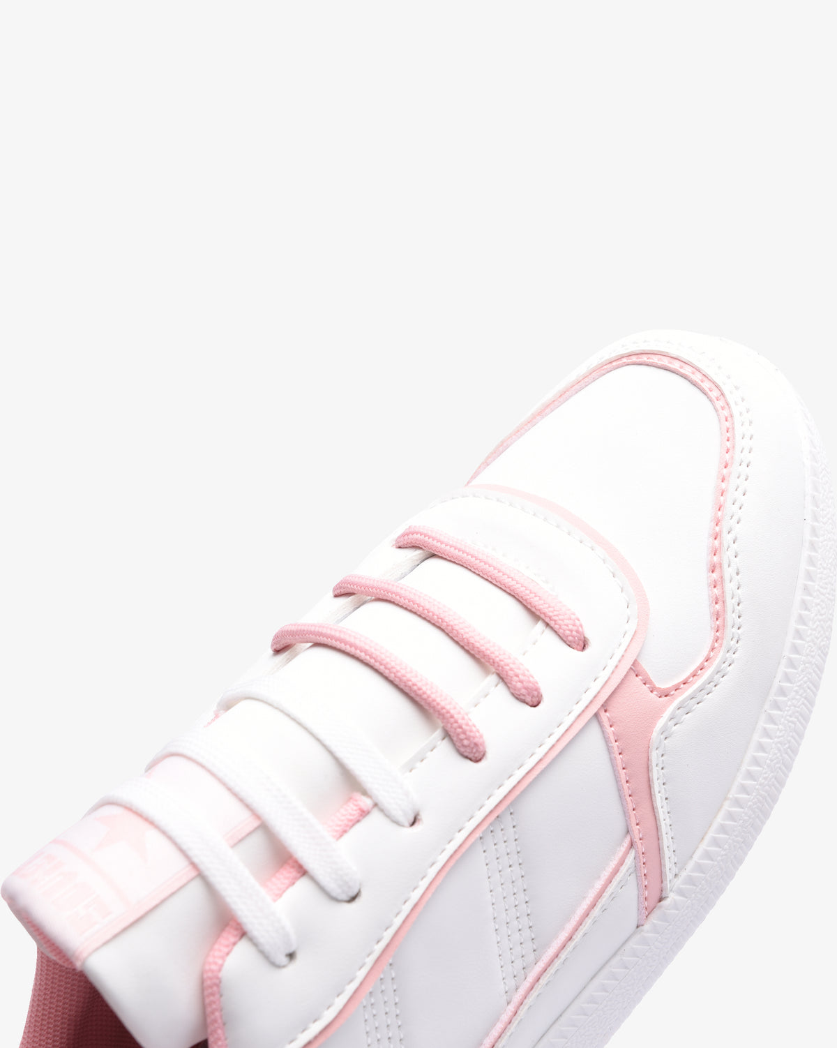 Ladies Dolly - PU/Metallic Lace Up Sneaker