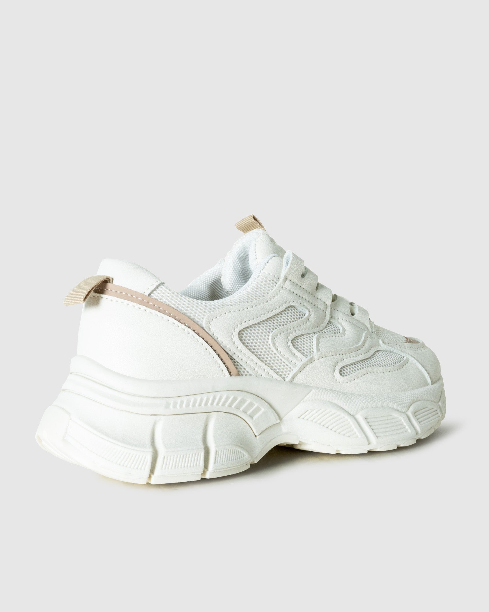 Ladies Evander - Mesh & PU Athleisure Sneaker