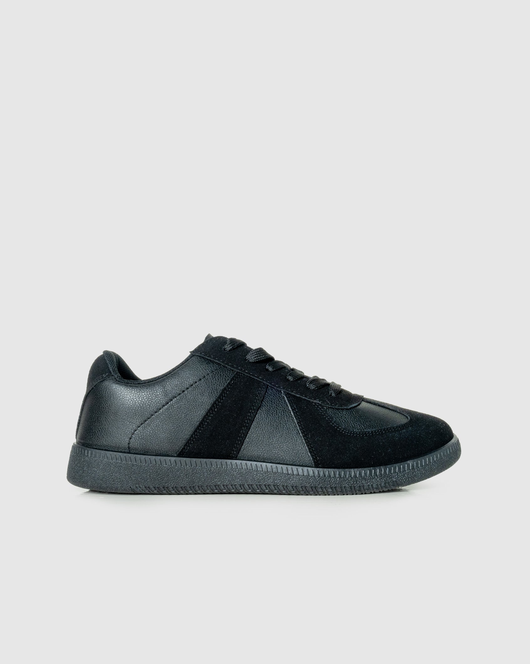 Ladies Fiona - PU/Suede Low Cut Sneaker