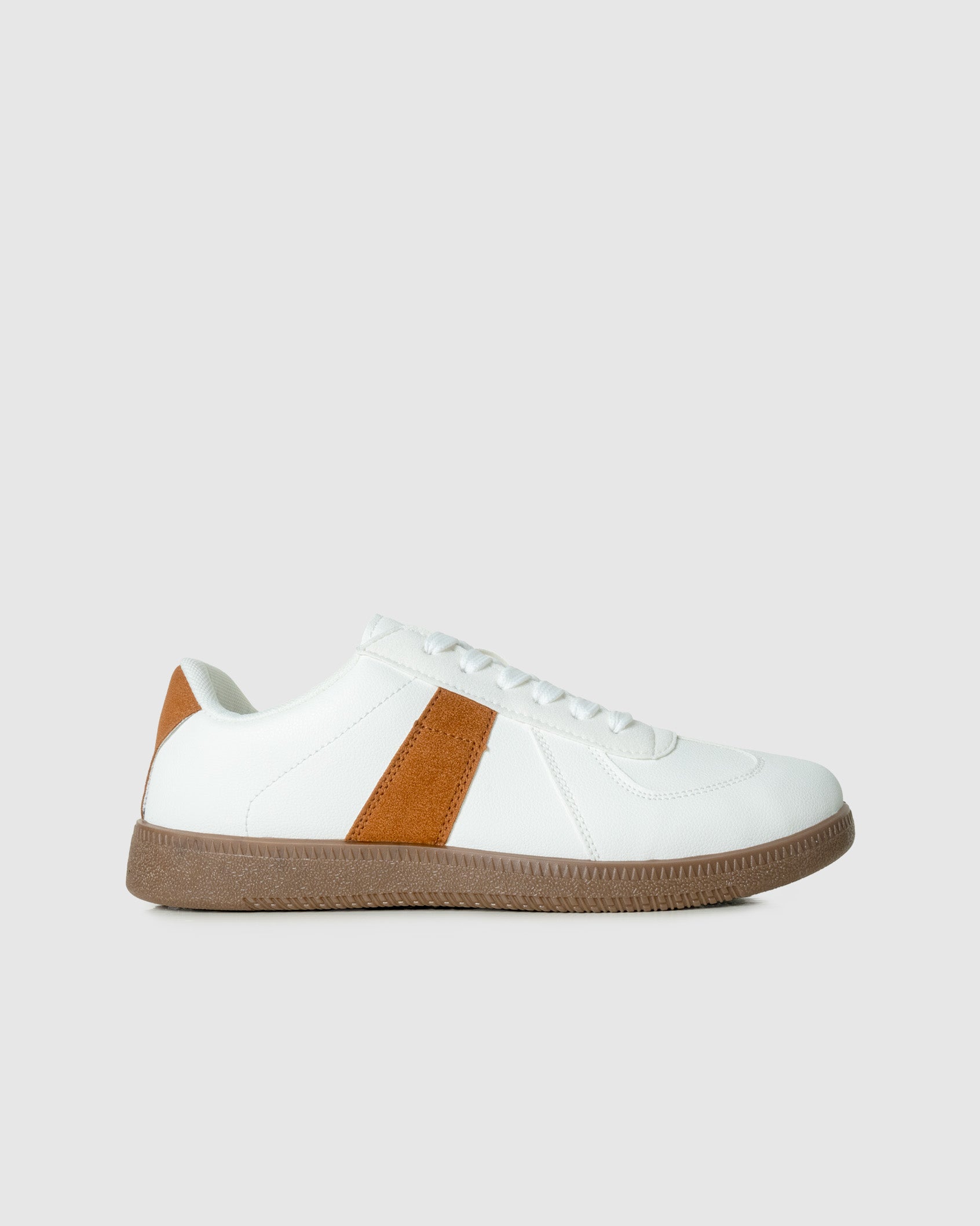 Ladies Fiona - PU/Suede Low Cut Sneaker