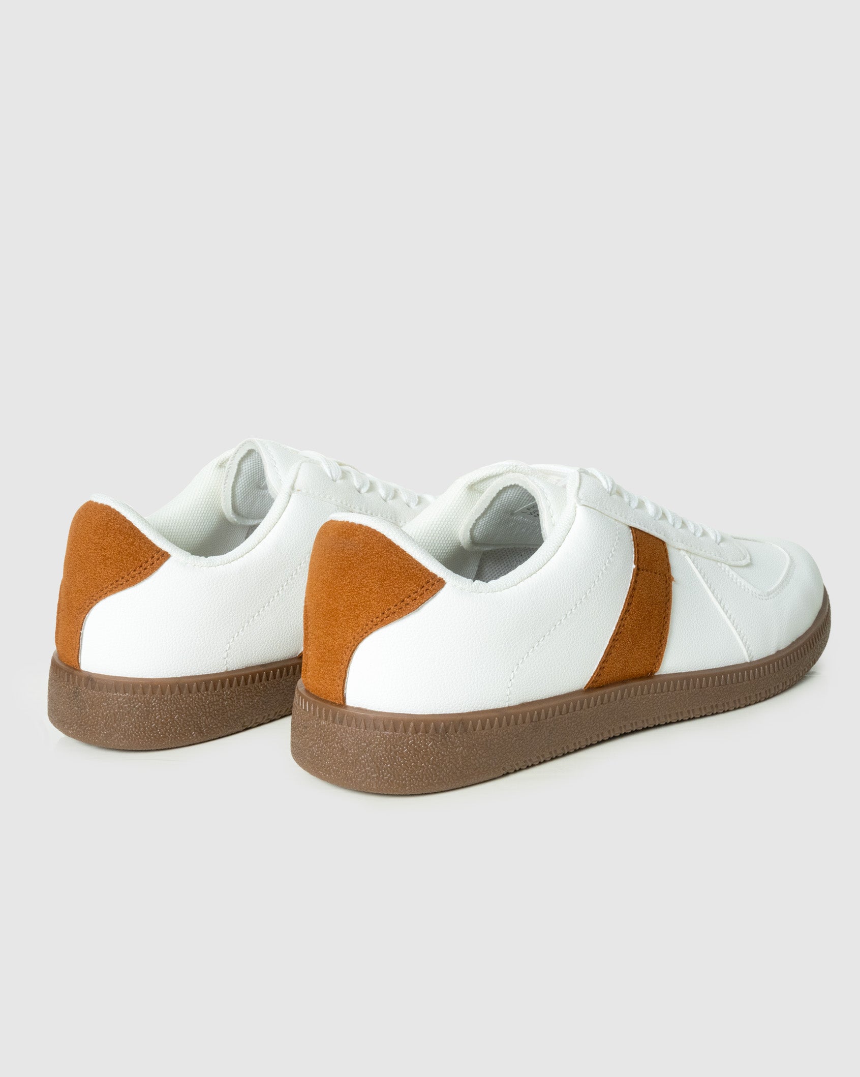 Ladies Fiona - PU/Suede Low Cut Sneaker