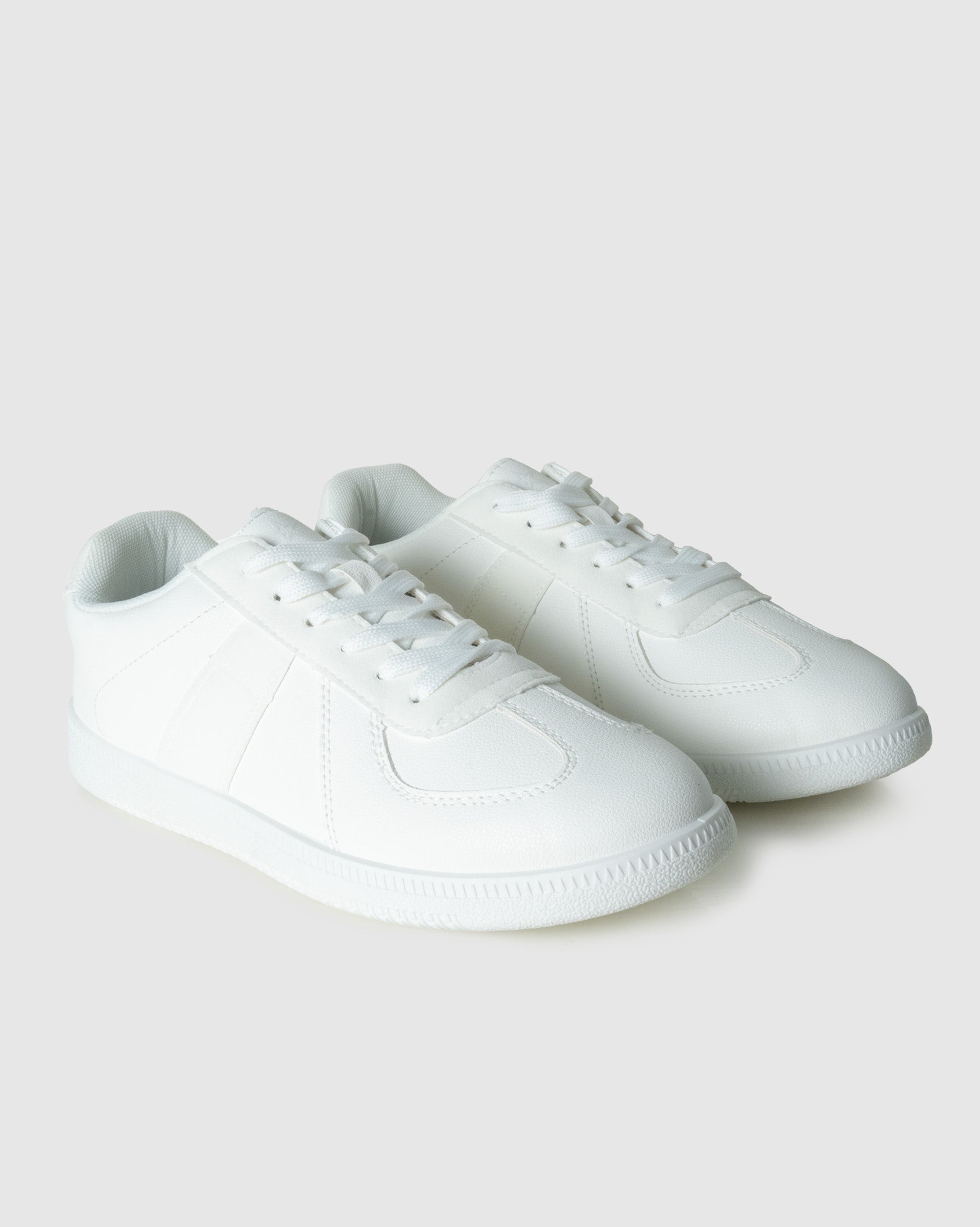 Ladies Fiona - PU/Suede Low Cut Sneaker