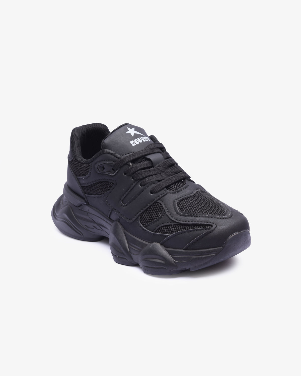Ladies Hudson - Mesh/knit Lace Up Sneaker