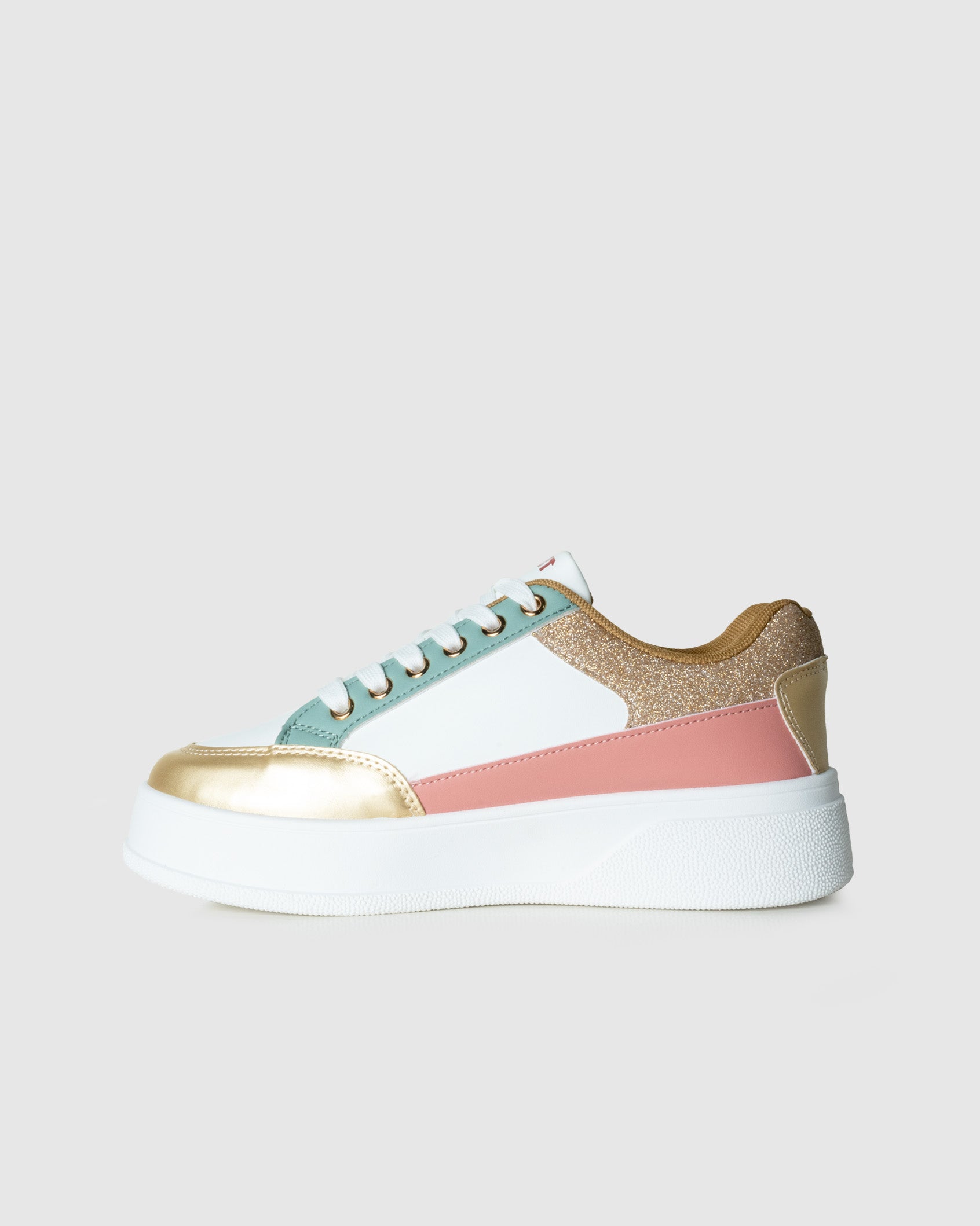 Ladies Jemima - Colourblock PU Sneaker