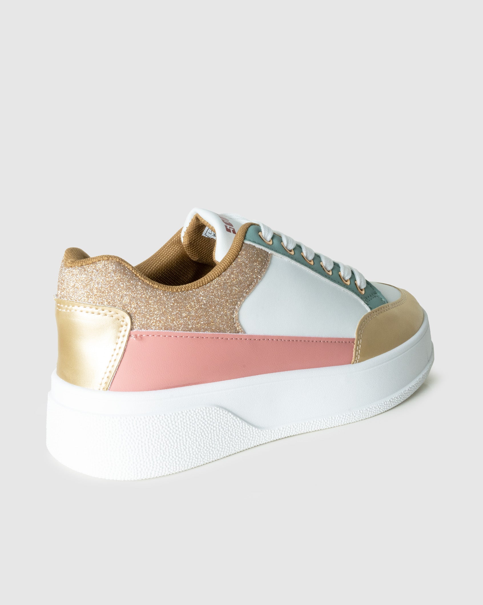 Ladies Jemima - Colourblock PU Sneaker