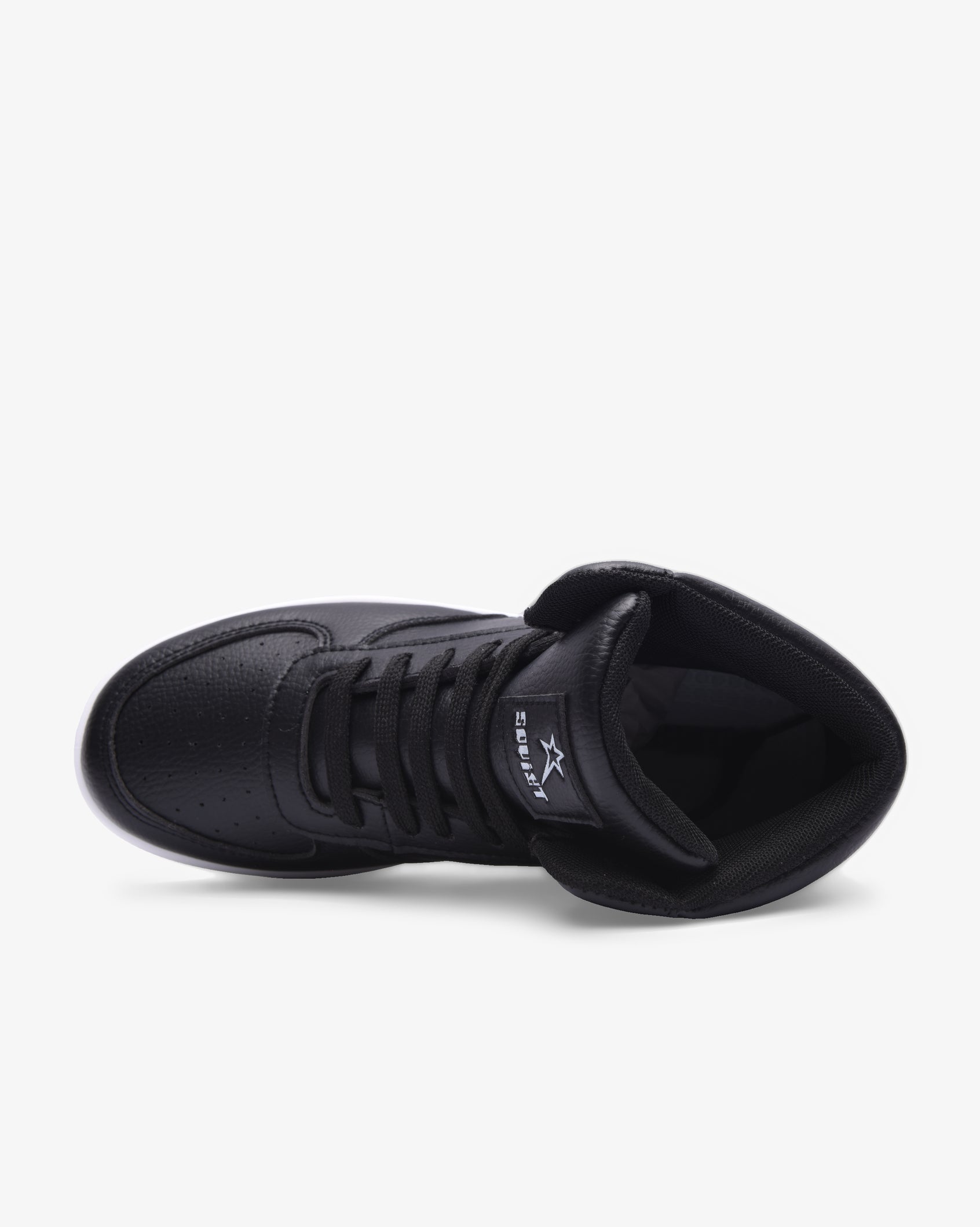 Ladies Leandro Hi - PU Mid Cut Lace Up Sneaker