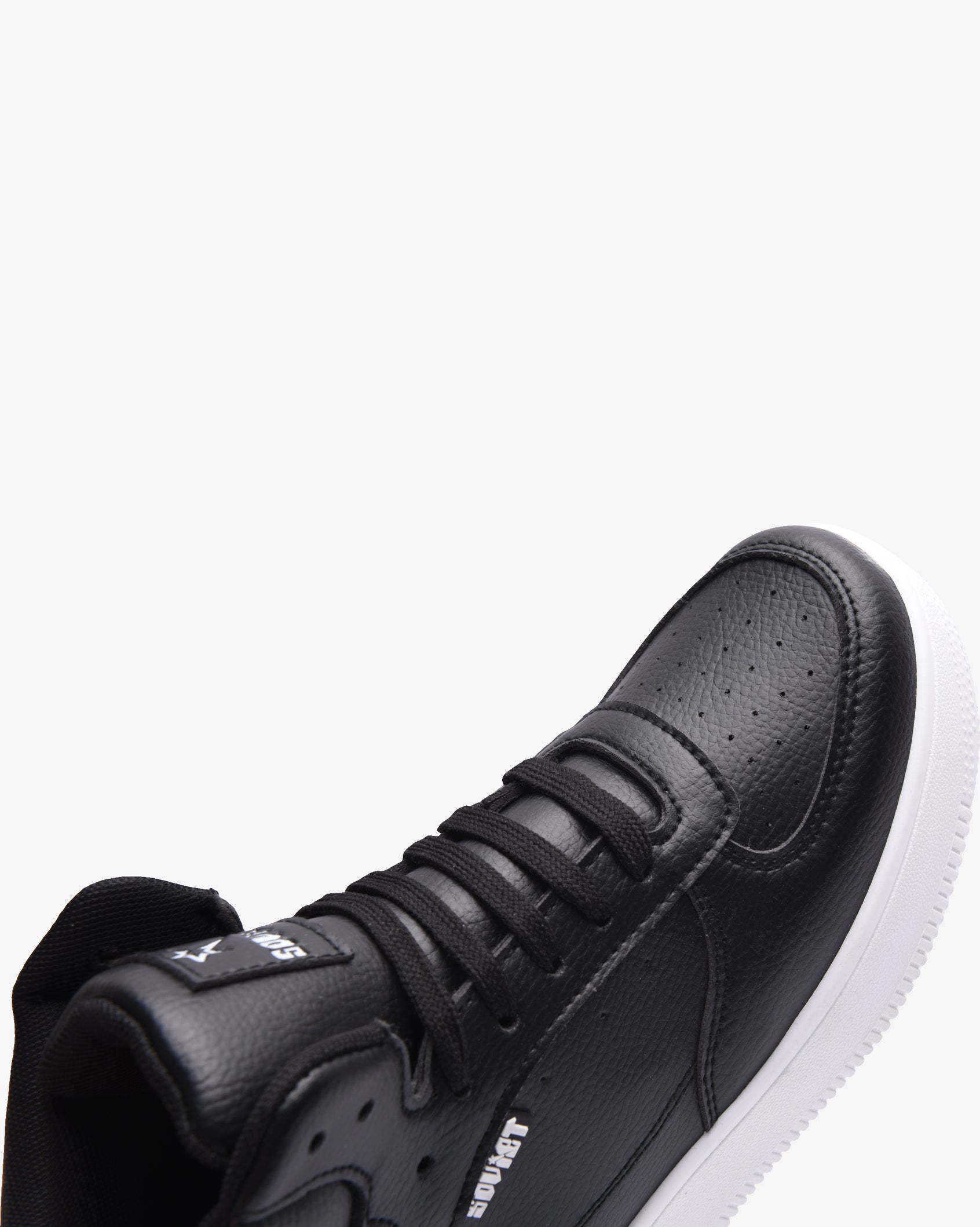 Ladies Leandro Hi - PU Mid Cut Lace Up Sneaker
