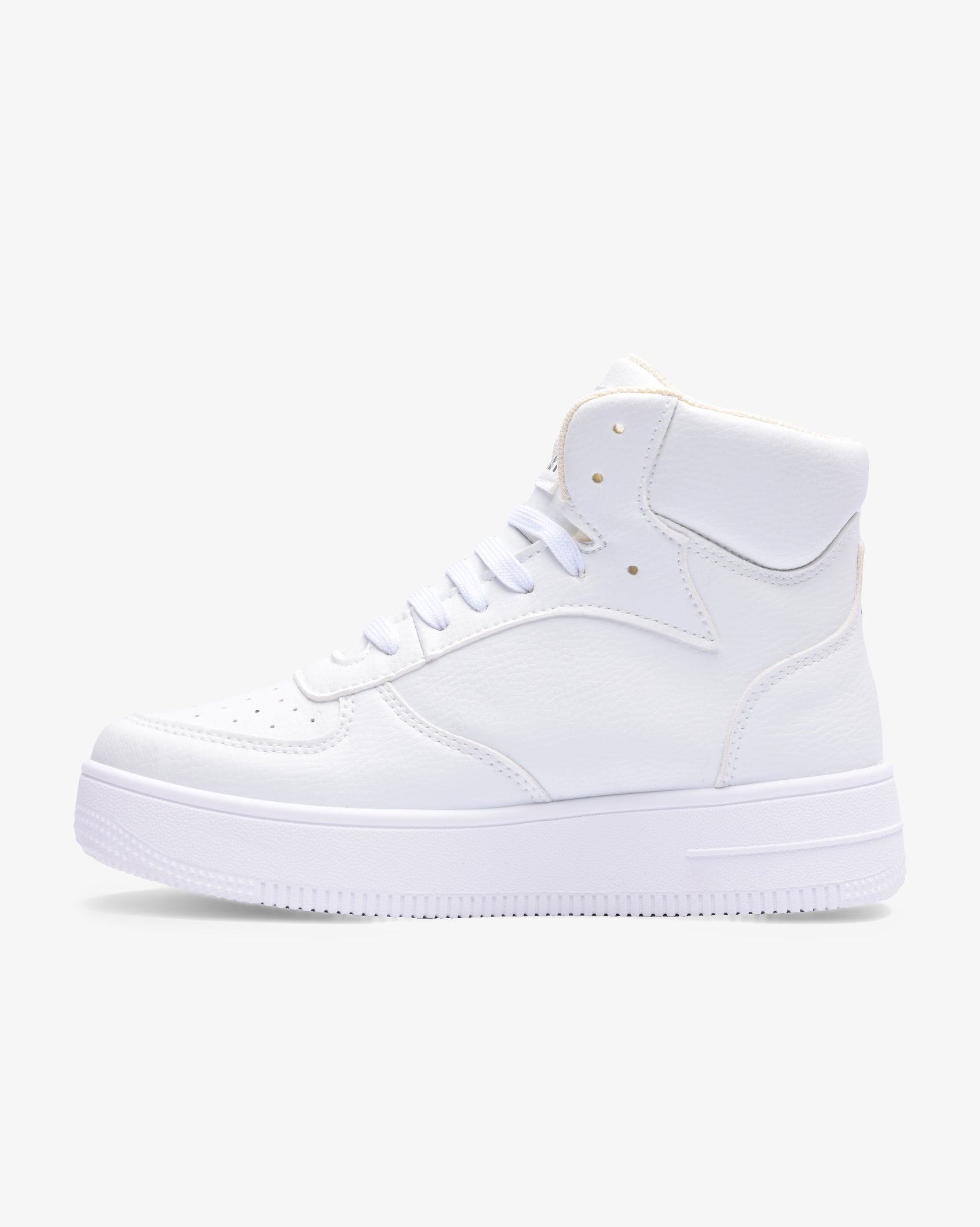 Ladies Leandro Hi - PU Mid Cut Lace Up Sneaker
