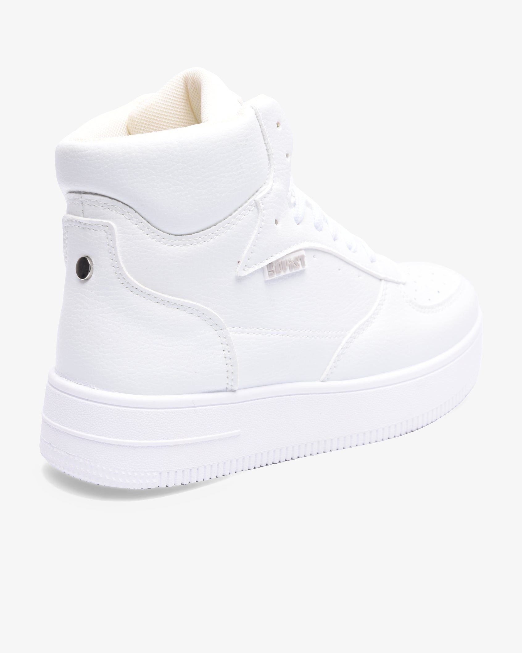 Ladies Leandro Hi - PU Mid Cut Lace Up Sneaker