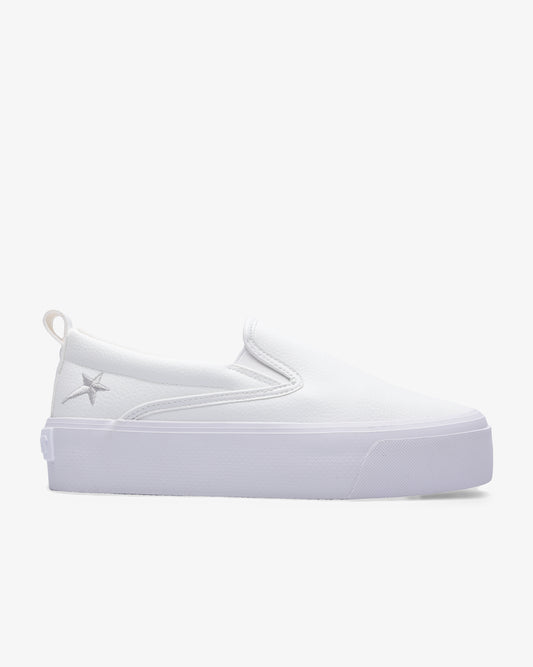 Ladies Monroe - PU Vulcanized Slip-On Platform Sneaker