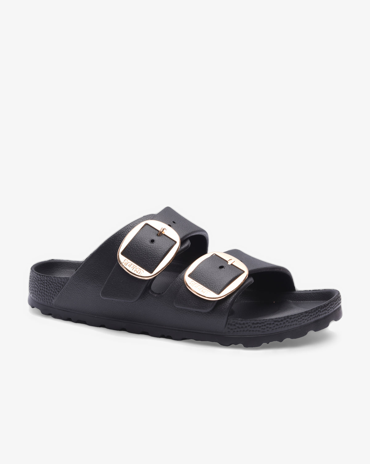 Ladies Nikki - Eva Slide Sandal With Buckle