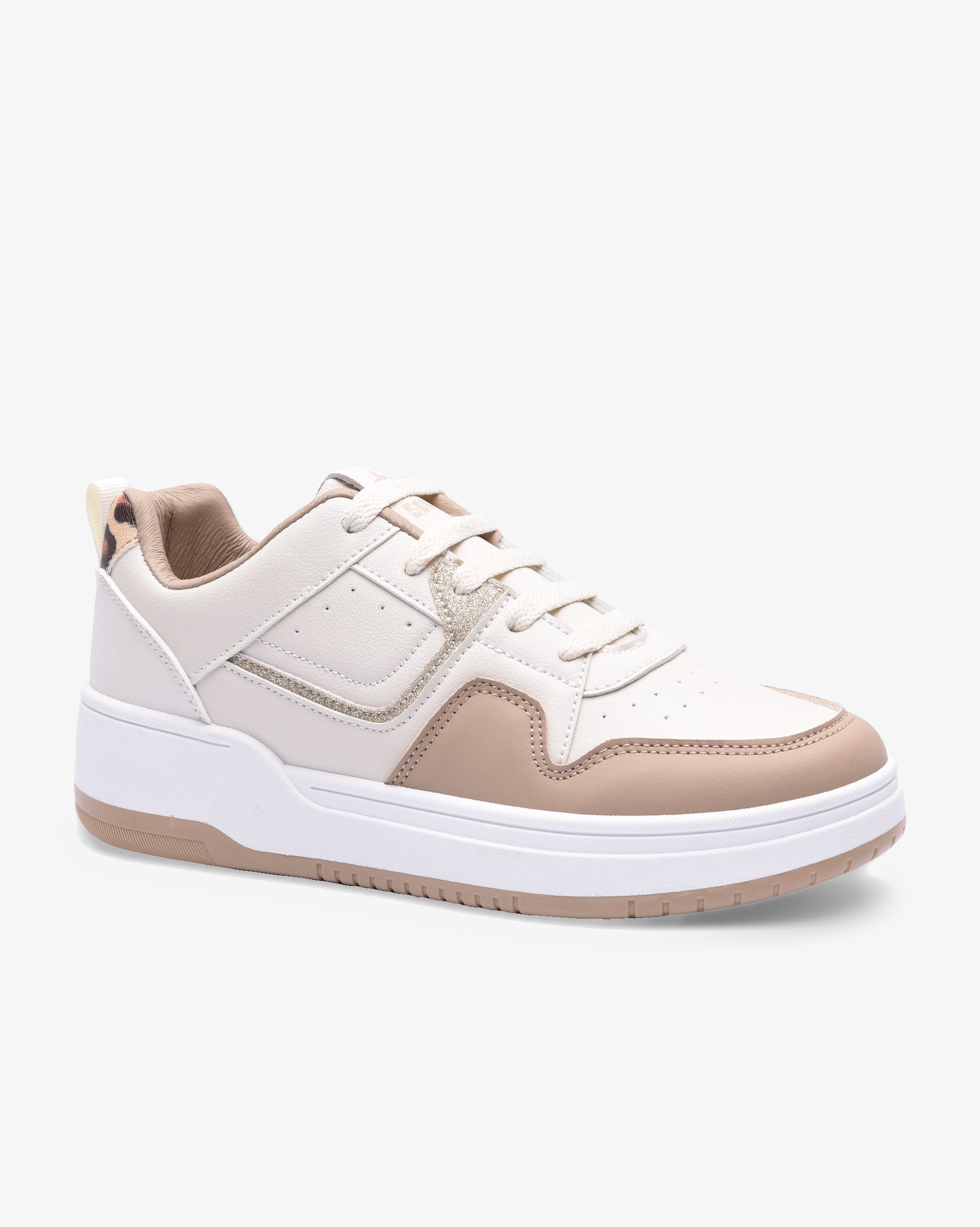 Ladies Poppy - PU Lace Up Sneaker