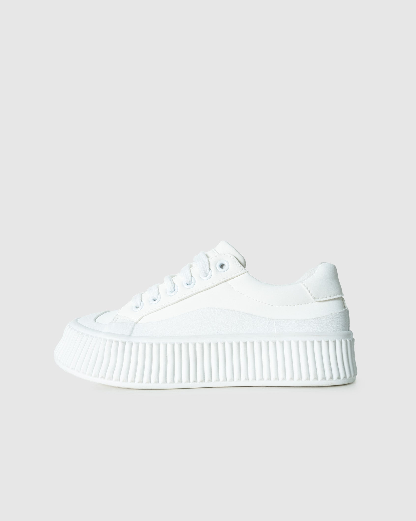 Ladies Rome - Chunky Ribbed Rubber Sole Sneaker