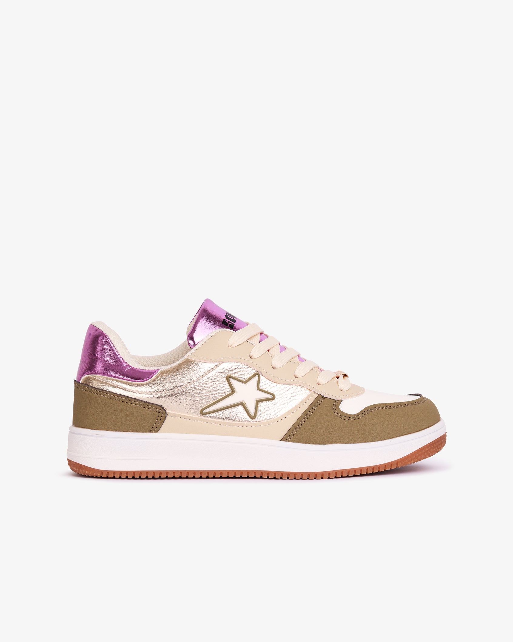 Ladies Teddy - Low Cut Metallic Sneaker
