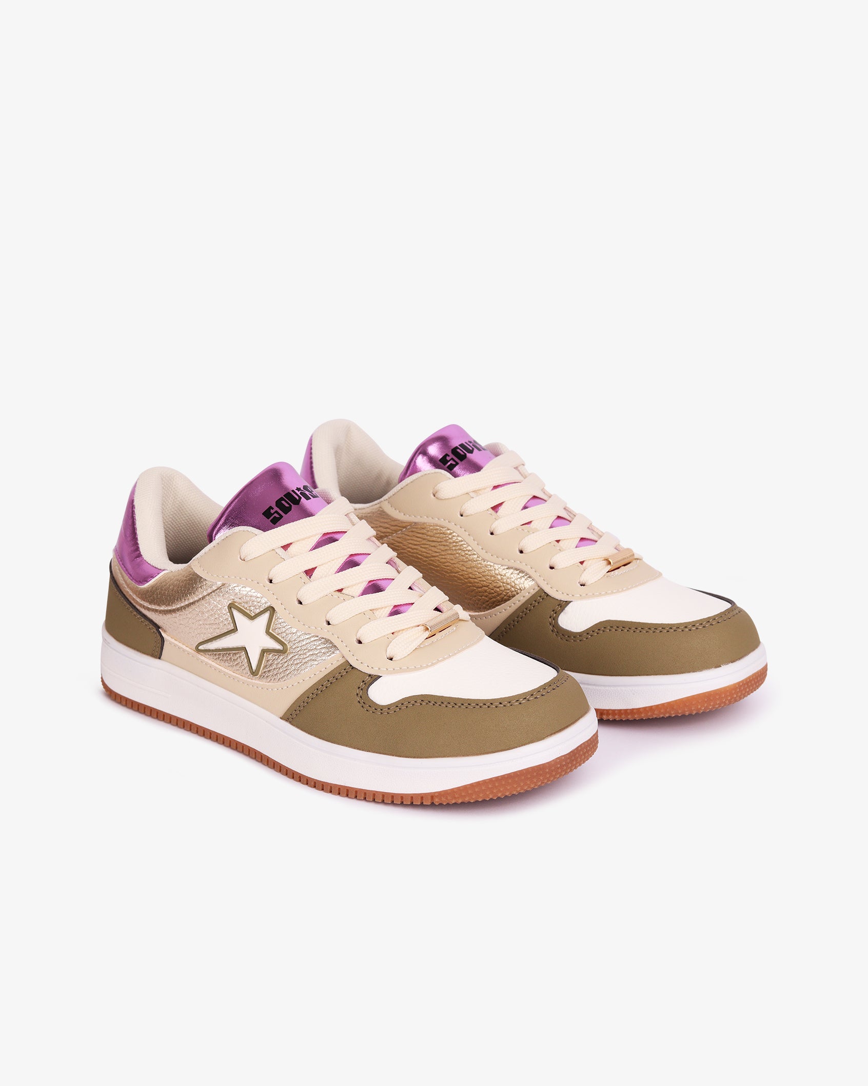 Ladies Teddy - Low Cut Metallic Sneaker
