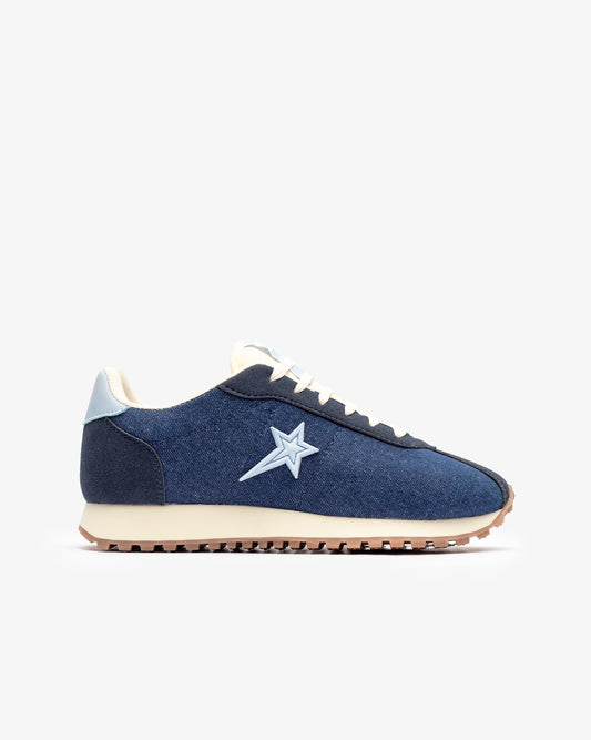 Ladies Vietnam - Denim Lace Up Sneaker