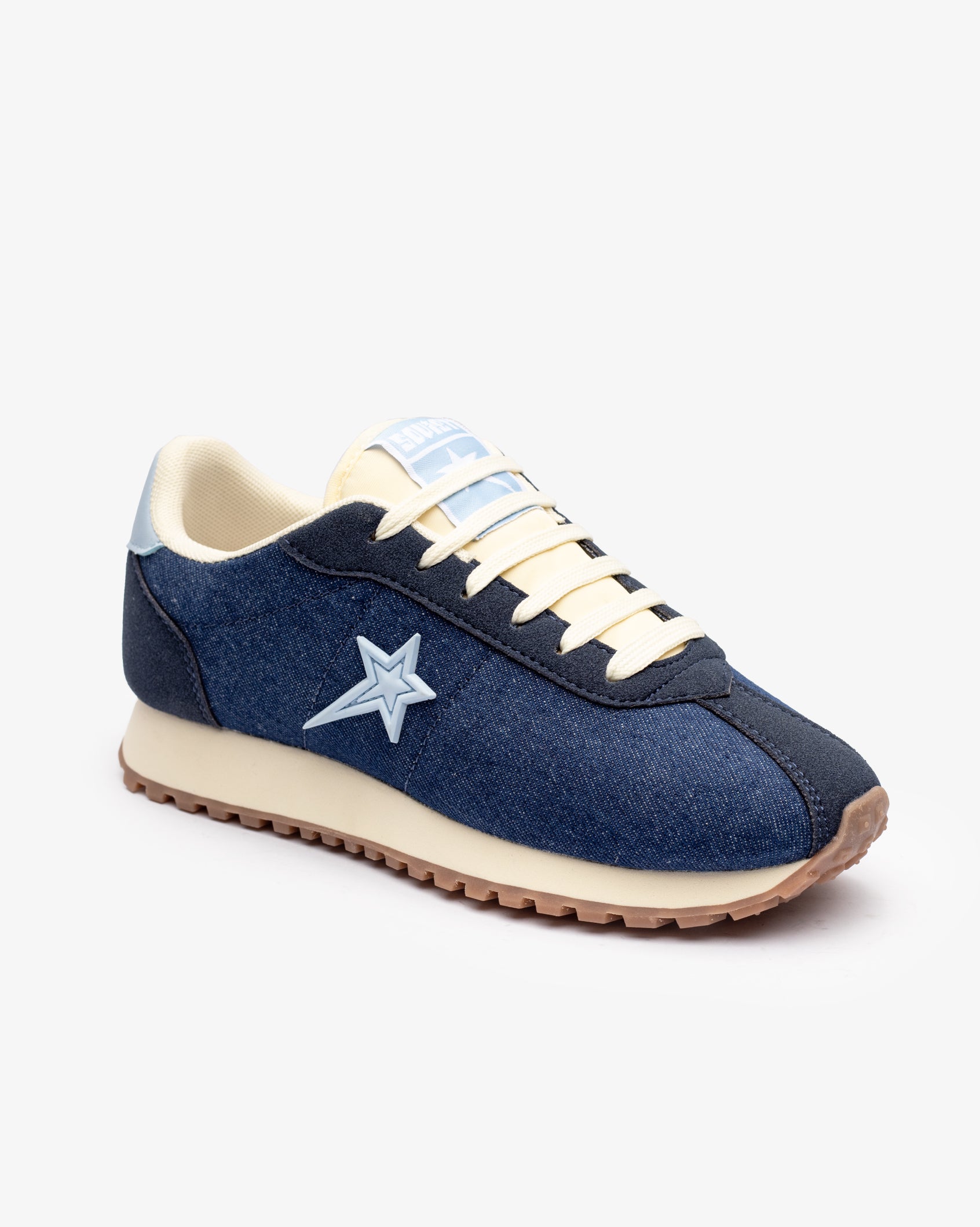 Ladies Vietnam - Denim Lace Up Sneaker