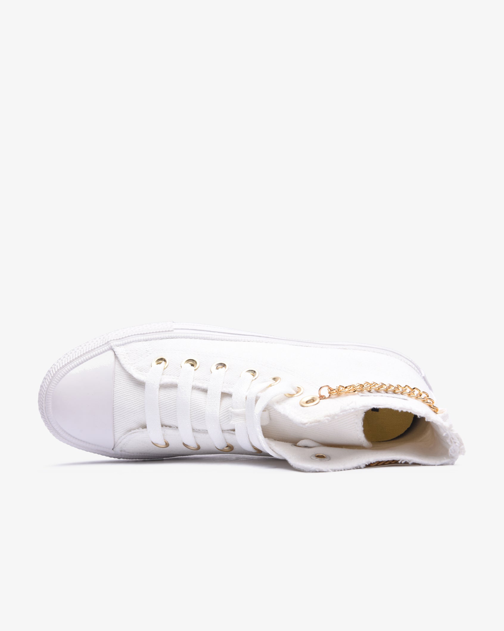 Ladies Viper - Hi Cut Denim Chain Sneaker
