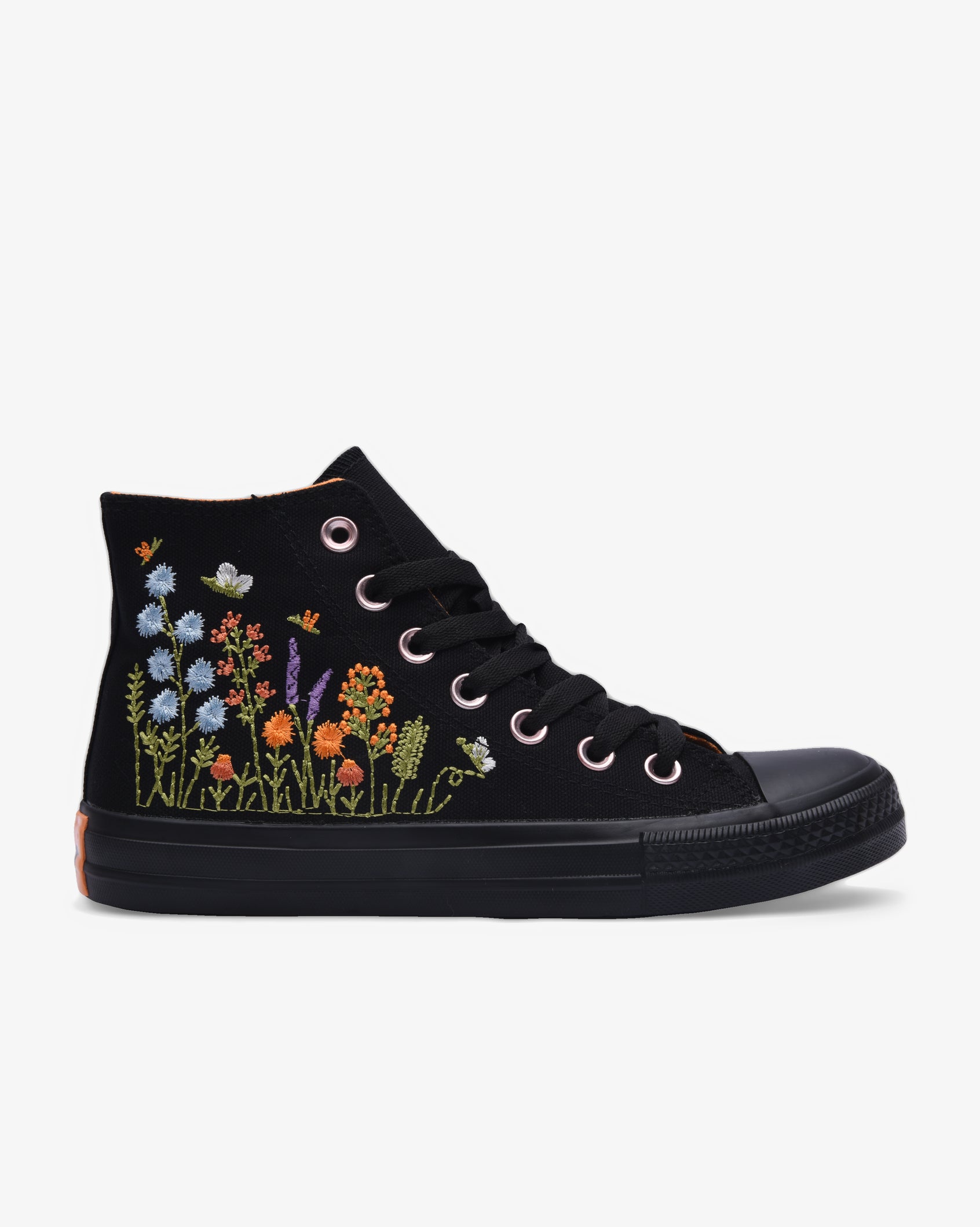 Ladies Viper Floral - Hi Cut Canvas