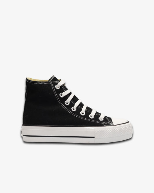 Ladies Viper Platform S26 - Vulcanized Hi Cut Canvas 4cm Platform